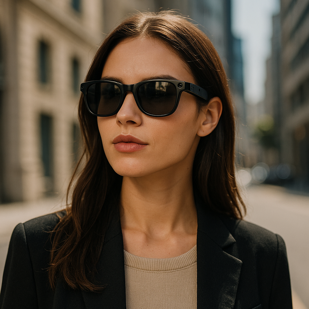Lunettes Connectées Vision+ : Élégance et Son Haute Définition