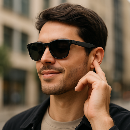 Lunettes Connectées Vision+ : Élégance et Son Haute Définition